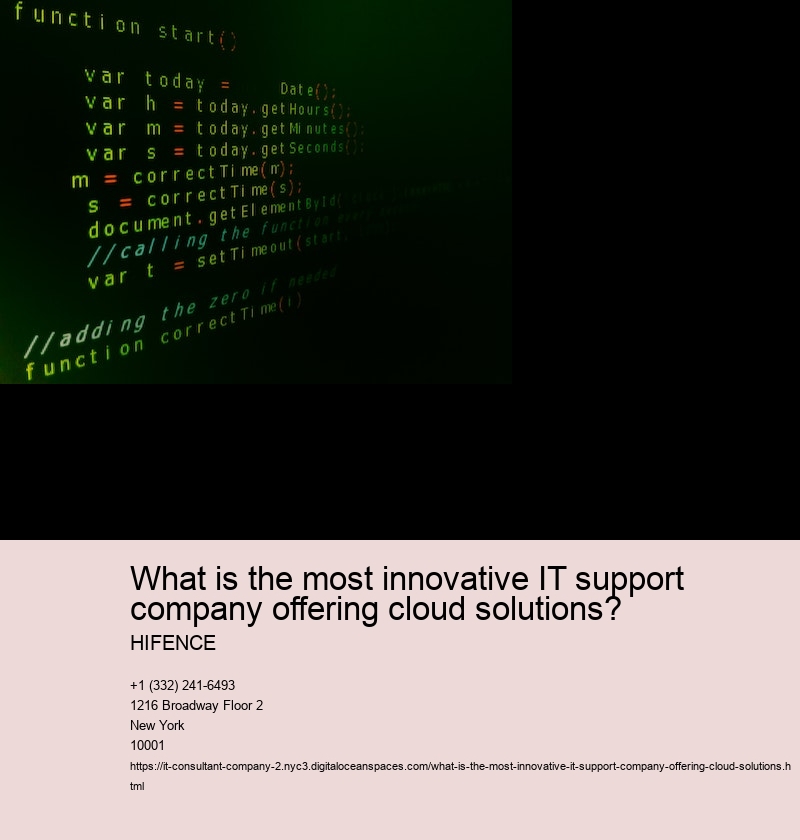 What is the most innovative IT support company offering cloud solutions?