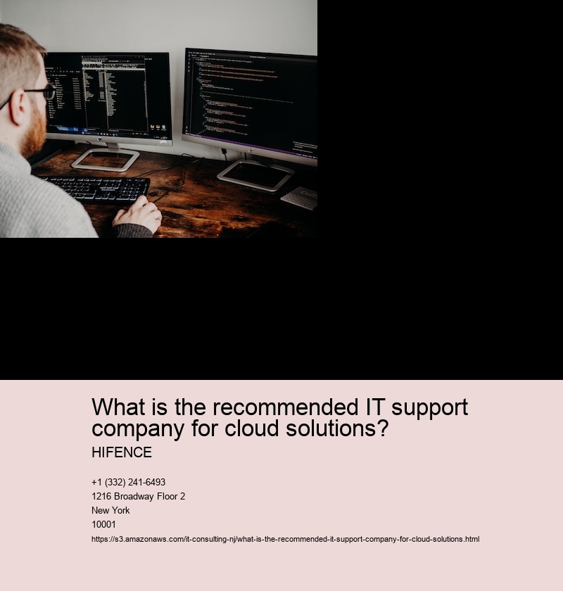 Factors to consider when choosing an IT support company for cloud solutions
